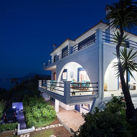 Blue Dream Seaside Villa With Superb Sea Views Kymi Exterior photo